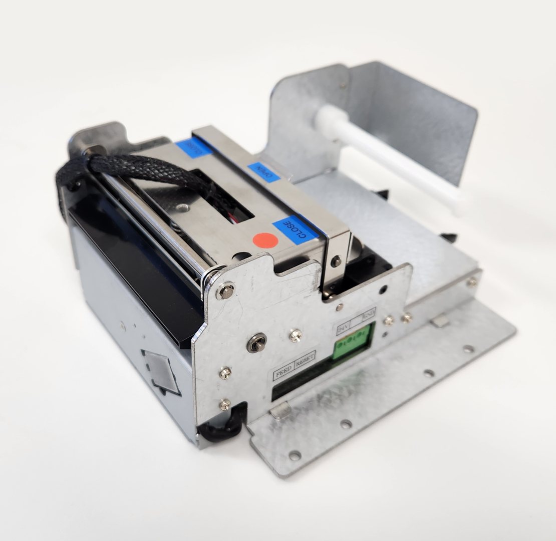 Open-frame kiosk printer mechanism